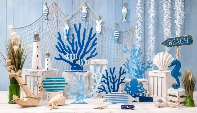 Decoración de verano marítima para hoteles y espacios comerciales