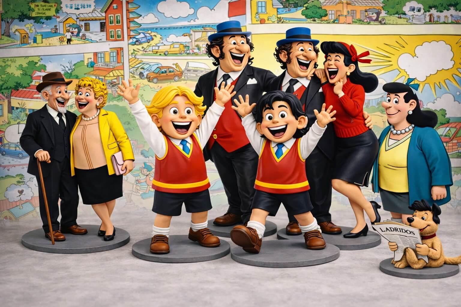 Personajes de la familia Zapatilla del universo oficial de Zipi y Zape