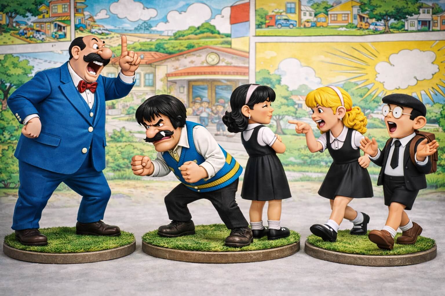 Personajes del barrio del universo oficial de Zipi y Zape