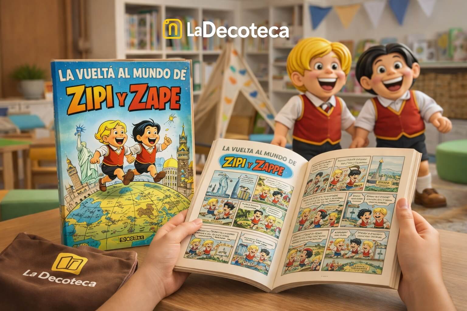 Libro La vuelta al mundo de Zipi y Zape — cómic español clásico